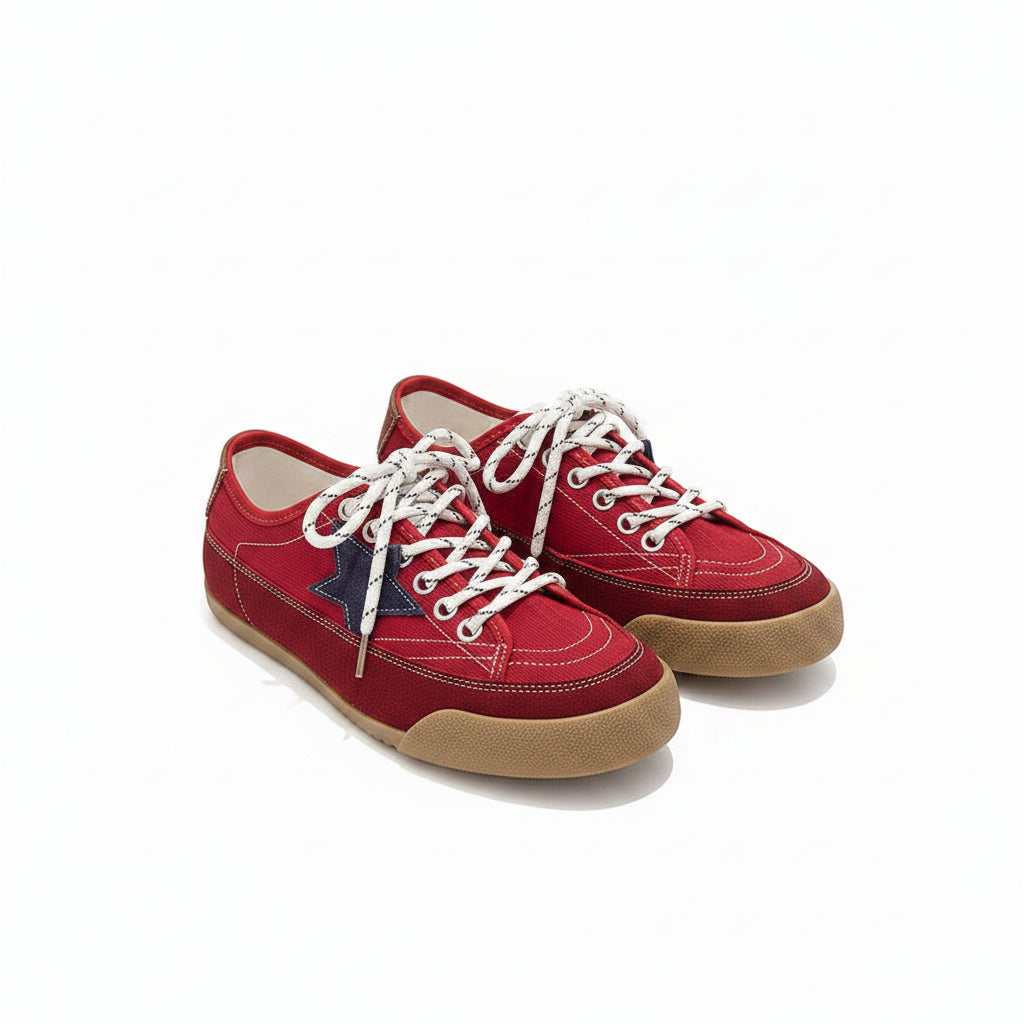 Women's Retro Canvas Low-Top Sneakers