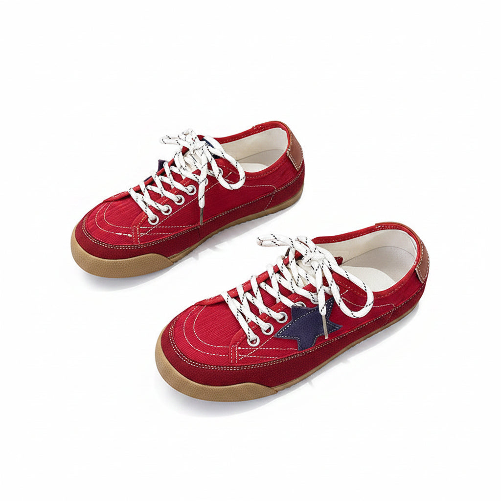 Women's Retro Canvas Low-Top Sneakers