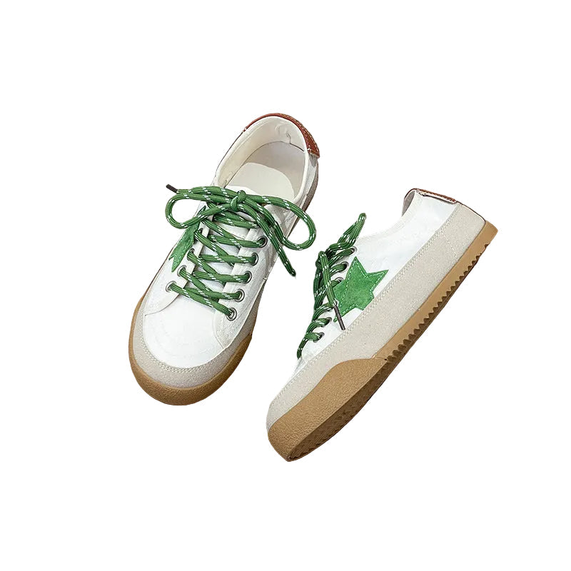 Women's Retro Canvas Low-Top Sneakers