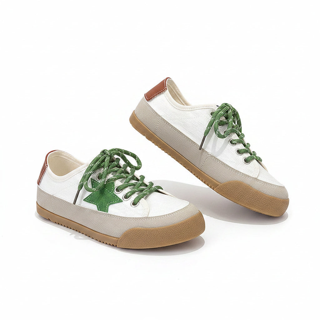 Women's Retro Canvas Low-Top Sneakers