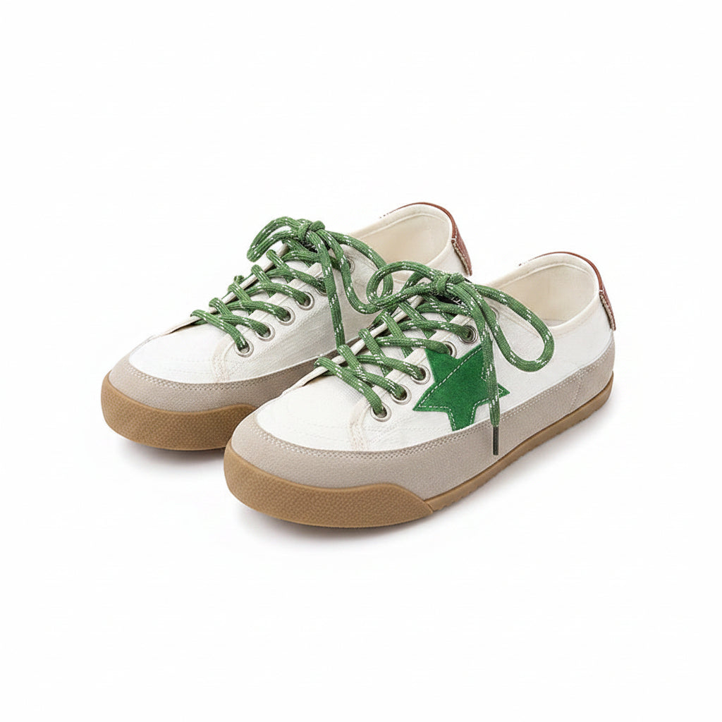 Women's Retro Canvas Low-Top Sneakers
