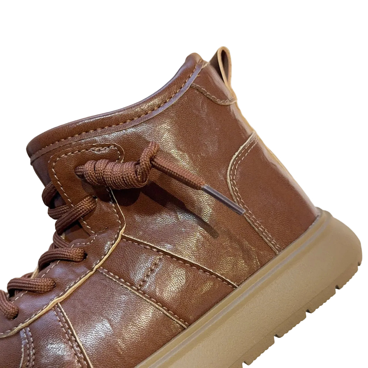 FAUX SHEARLING LINED WINTER BOOTS