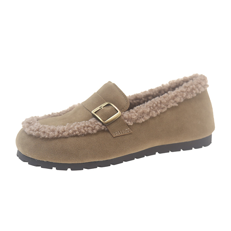 Women's Cosy Fleece-Lined Loafer Flats