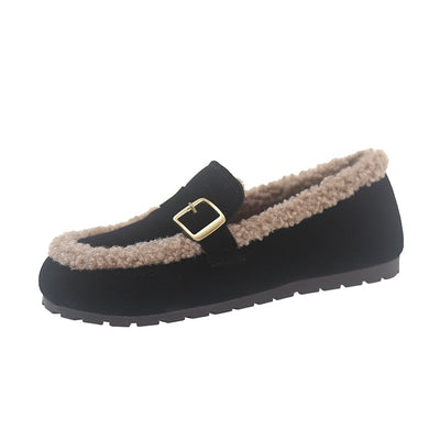 Women's Cosy Fleece-Lined Loafer Flats