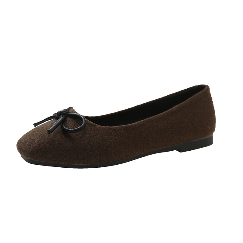 Women's Felted Fabric Ballet Flats