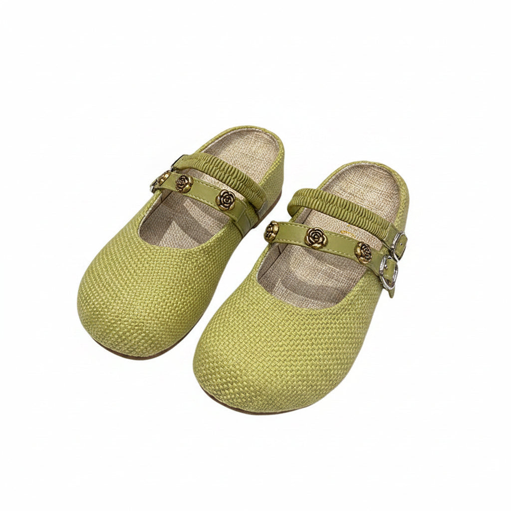 RETRO FRENCH STYLE MARY JANE MULES