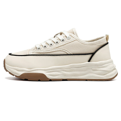 Women's Chunky Wave Sole Canvas Sneakers