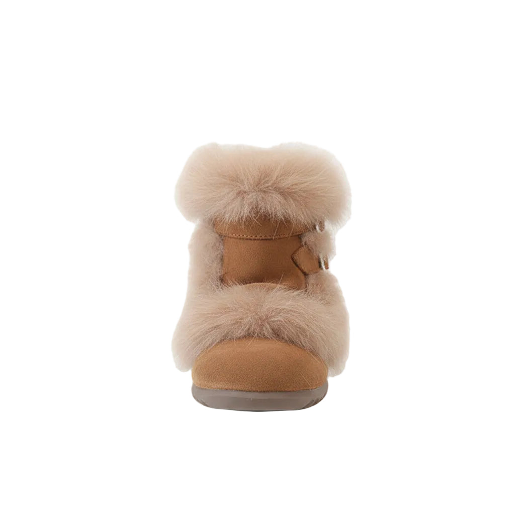 Girls' Faux Fur Trimmed Winter Boots