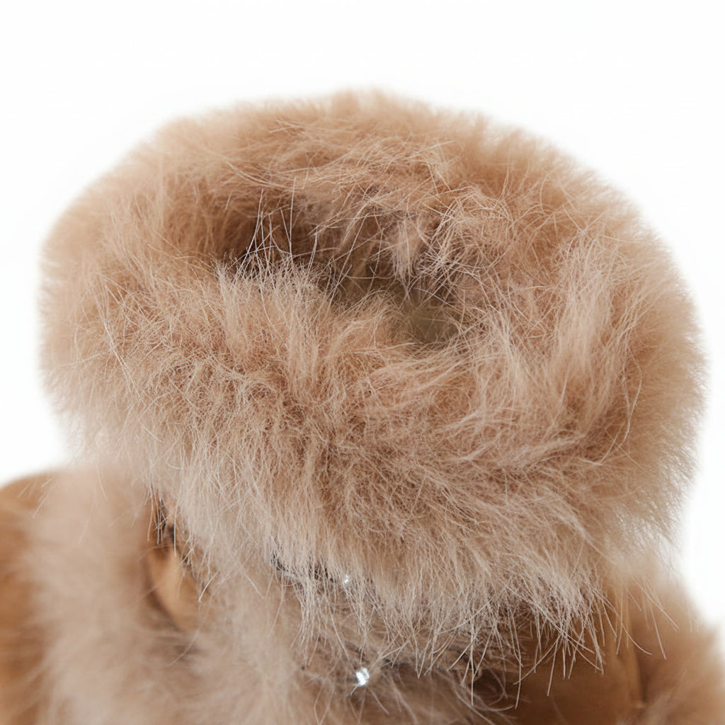 Girls' Faux Fur Trimmed Winter Boots