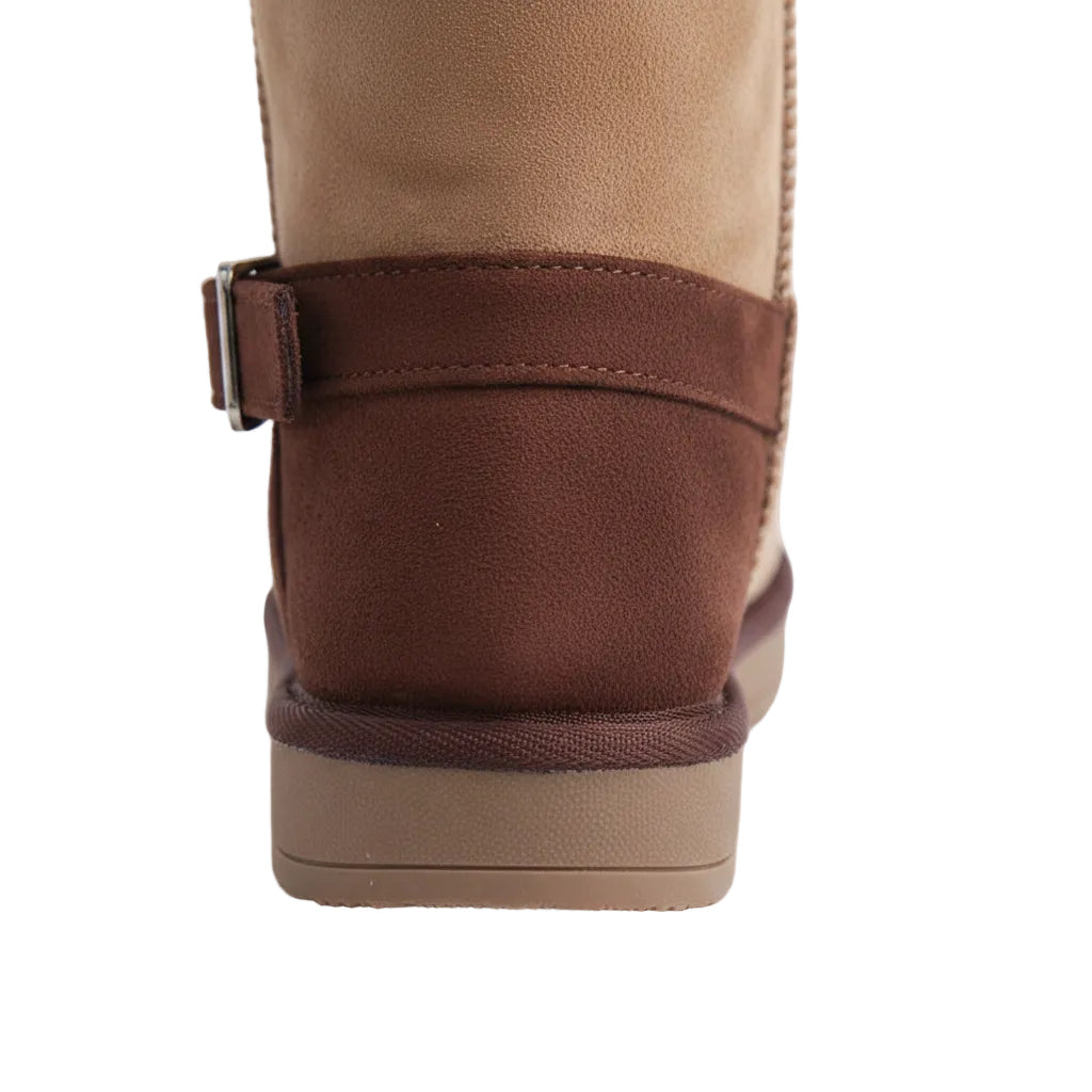 Kids' Faux Fur Fold-Over Winter Boots