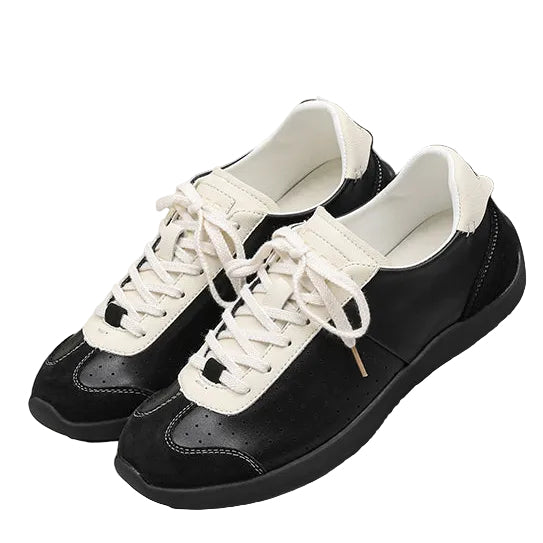 RETRO LEATHER SNEAKERS