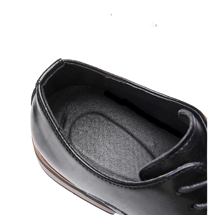 LEATHER BROGUE OXFORD SHOES