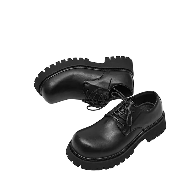 CHUNKY PLATFORM DERBY SHOES
