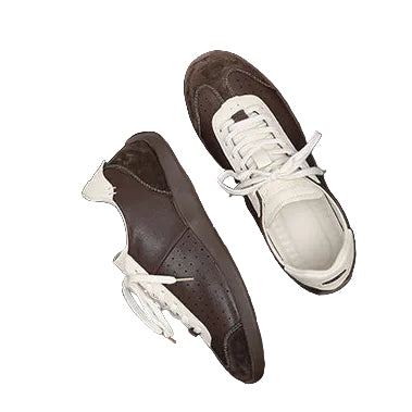 RETRO LEATHER SNEAKERS
