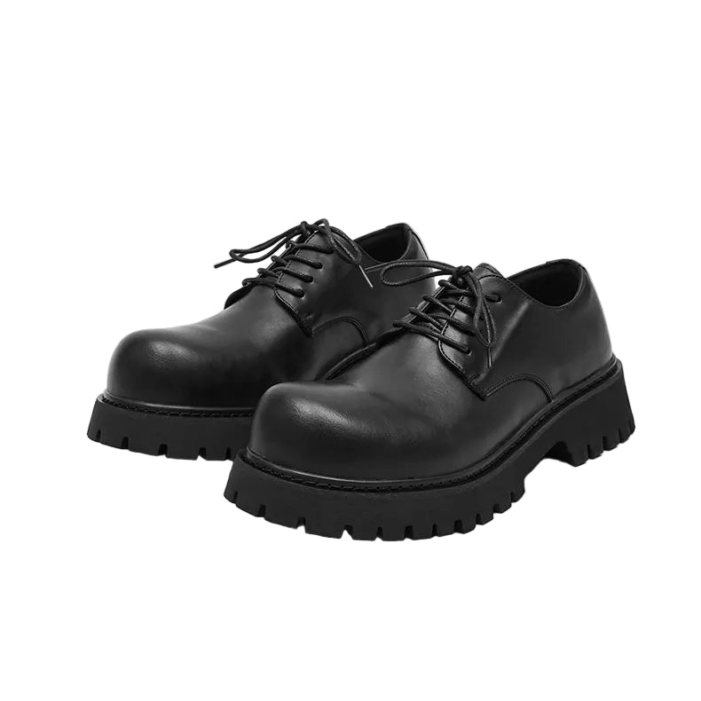 CHUNKY PLATFORM DERBY SHOES