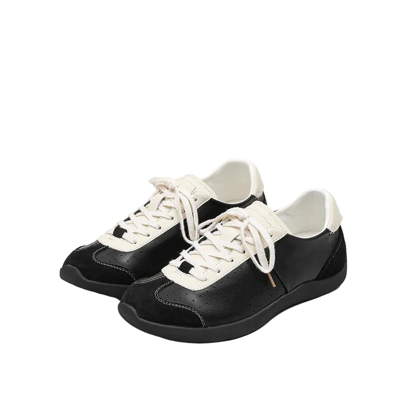 RETRO LEATHER SNEAKERS