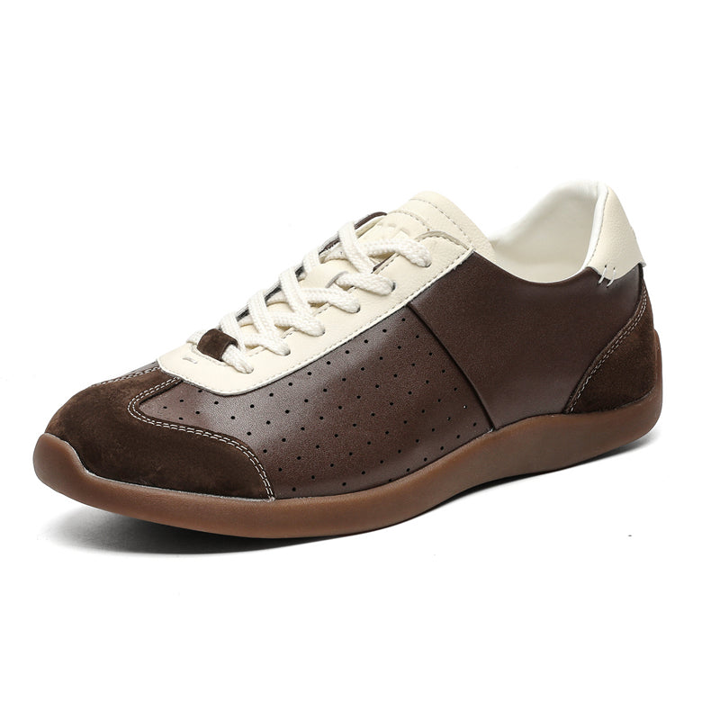 RETRO LEATHER SNEAKERS