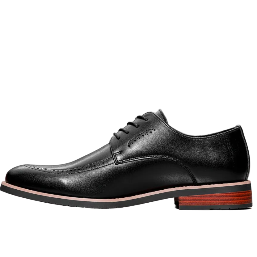 LEATHER BROGUE OXFORD SHOES
