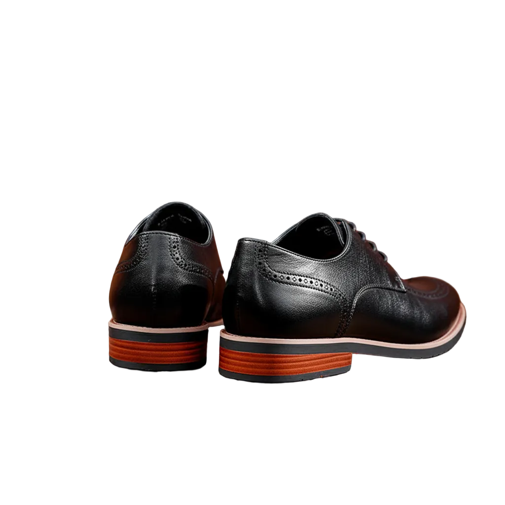 LEATHER BROGUE OXFORD SHOES