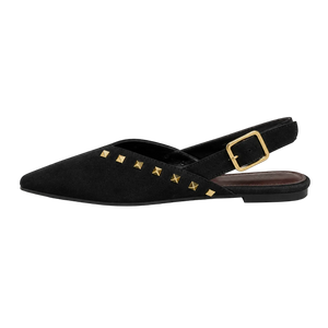 Women's Pyramid Stud Slingback Flats
