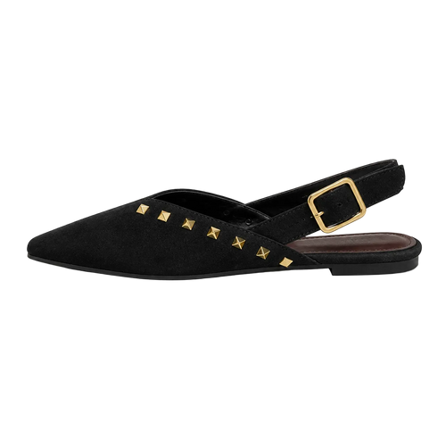 Women's Pyramid Stud Slingback Flats