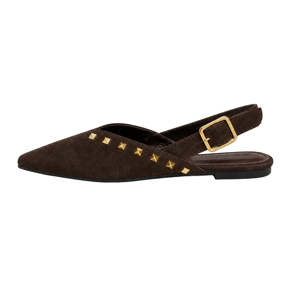 Women's Pyramid Stud Slingback Flats